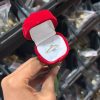 Anel de Noivado Fino | Moeda Antiga Banhada a Ouro 18K com Zircônia