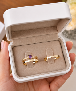 Alianças de Casamento 3mm | Modelo Reto | Semi Anatômico | Moeda Antiga Banhada a Ouro 18K