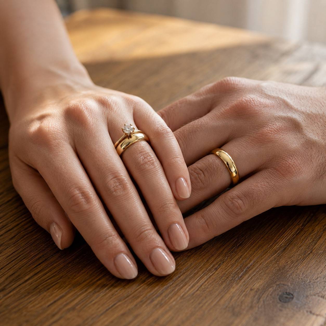 Alianças de Casamento 5mm, Modelo Maju, Moeda Antiga, Banhada a Ouro 18K