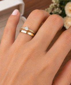 Alianças de Casamento 3mm, Modelo Reto, Moeda Antiga, Banhada a Ouro 18K