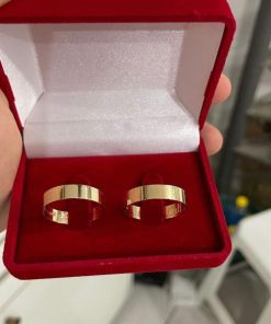 Alianças de Casamento 6mm | Modelo Reto Semi Anatômico | Moeda Antiga
