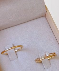 Alianças de Casamento 2mm | Modelo Tradicional | Semi Anatômico | Moeda Antiga Banhada a Ouro 18K