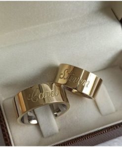 Alianças de Casamento 8mm | Modelo Exclusive Personalizado | Moedas Antigas